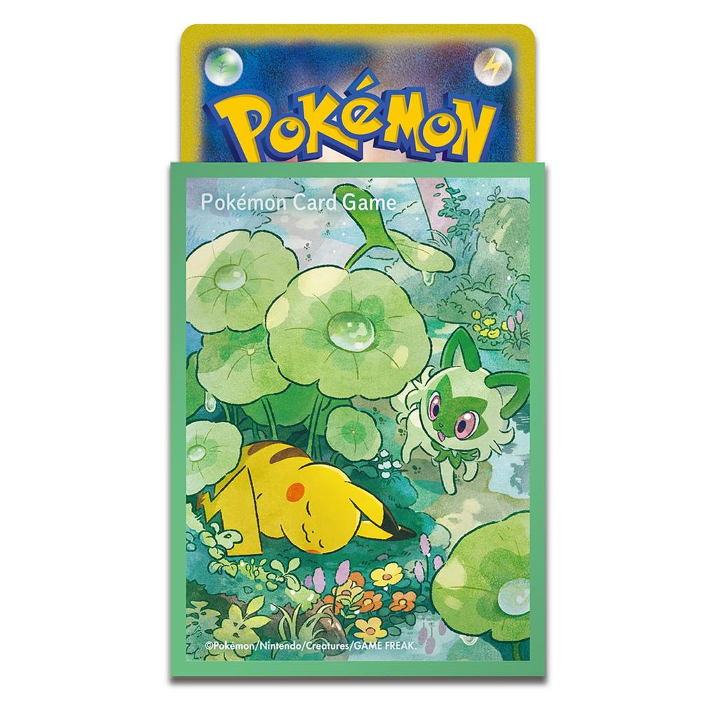 Center Original Card Game Deck Shield Pikachu Meowth Pokémon Pokémon & [Green]