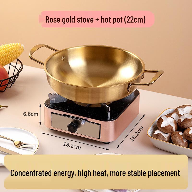 Portable Alcohol Stove Hotpot Set