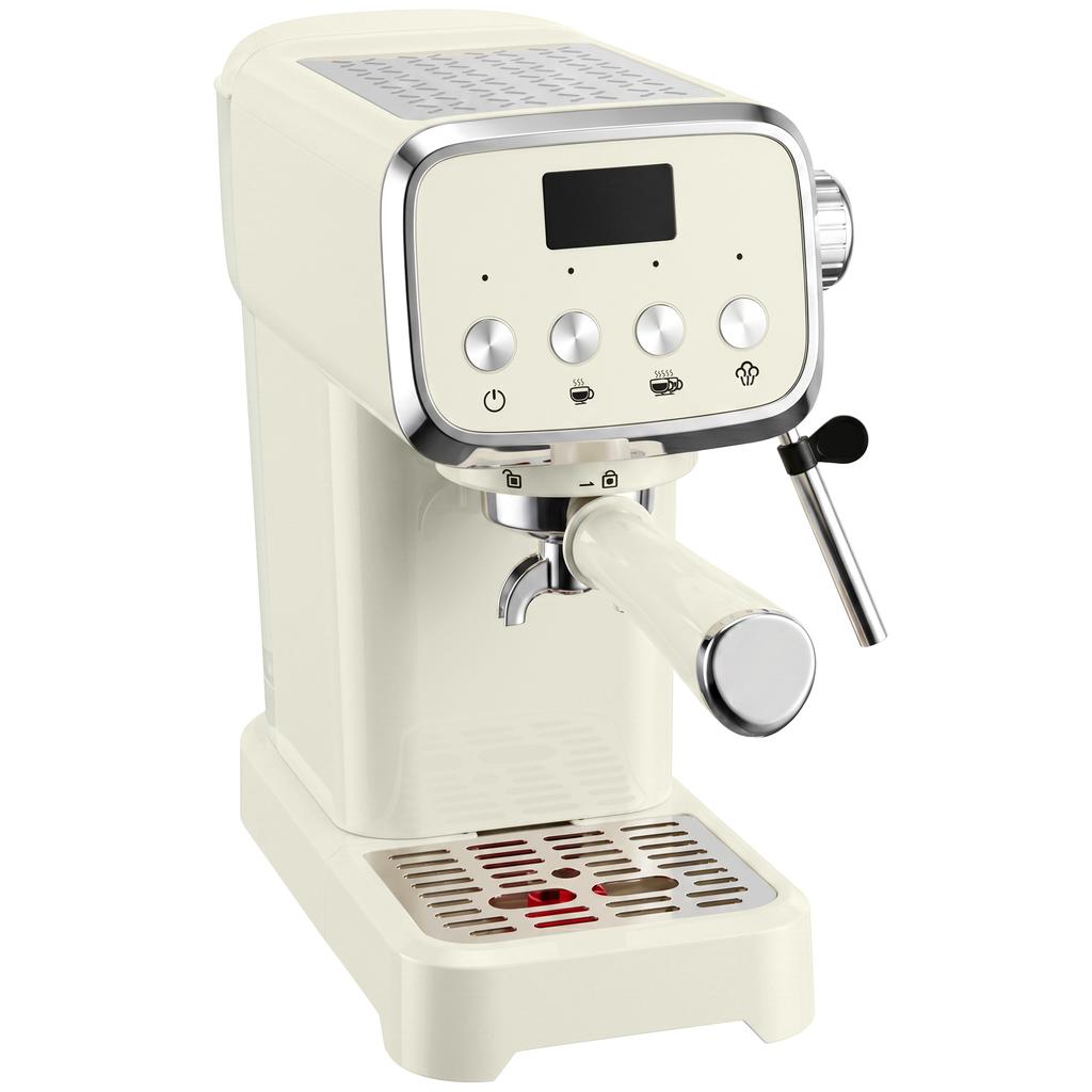 Portafilter Machine 20 Bar Espresso Machine With Milk Frother And 1.2L Removable Water Tank For Espresso