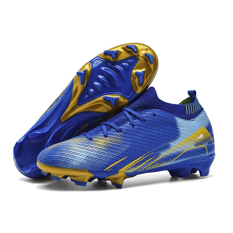 

Новые мужские футбольные бутсы со средней высотой голенища, нескользящие футбольные шиповки, кроссовки для футзала высокого качества, для матчей в помещении, лидер продаж FG/TF 36