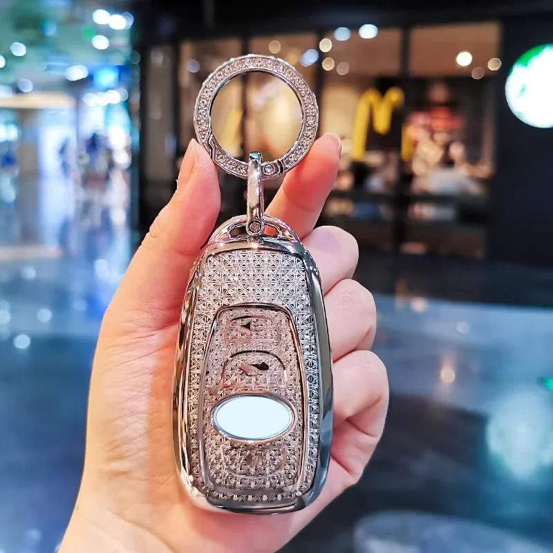 Suitable For Subaru Forester Keycase Legacy Xv Outback Brz Keycover Key Shell Keychain Sparkling Car Key Case