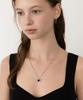 Tatiana (Silver 925) Acorn Stone Pendant Necklace Nz2523 Onyx