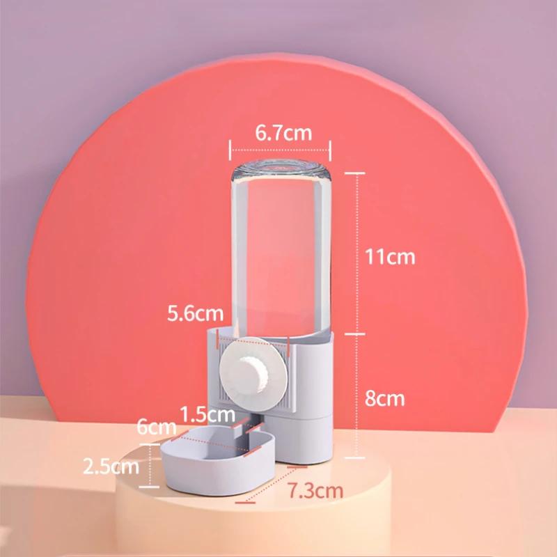 Rabbit Bird Water Drinker Feeder for Cage Hanging Automatic Water Dispenser Water Bottle Bowl for Small Animal Hedgehog Hamster