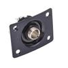 A compact and portable guitar output jack plate suitable for electric guitars such as Zerodis and Includes 4 screws Telecaster. (black).