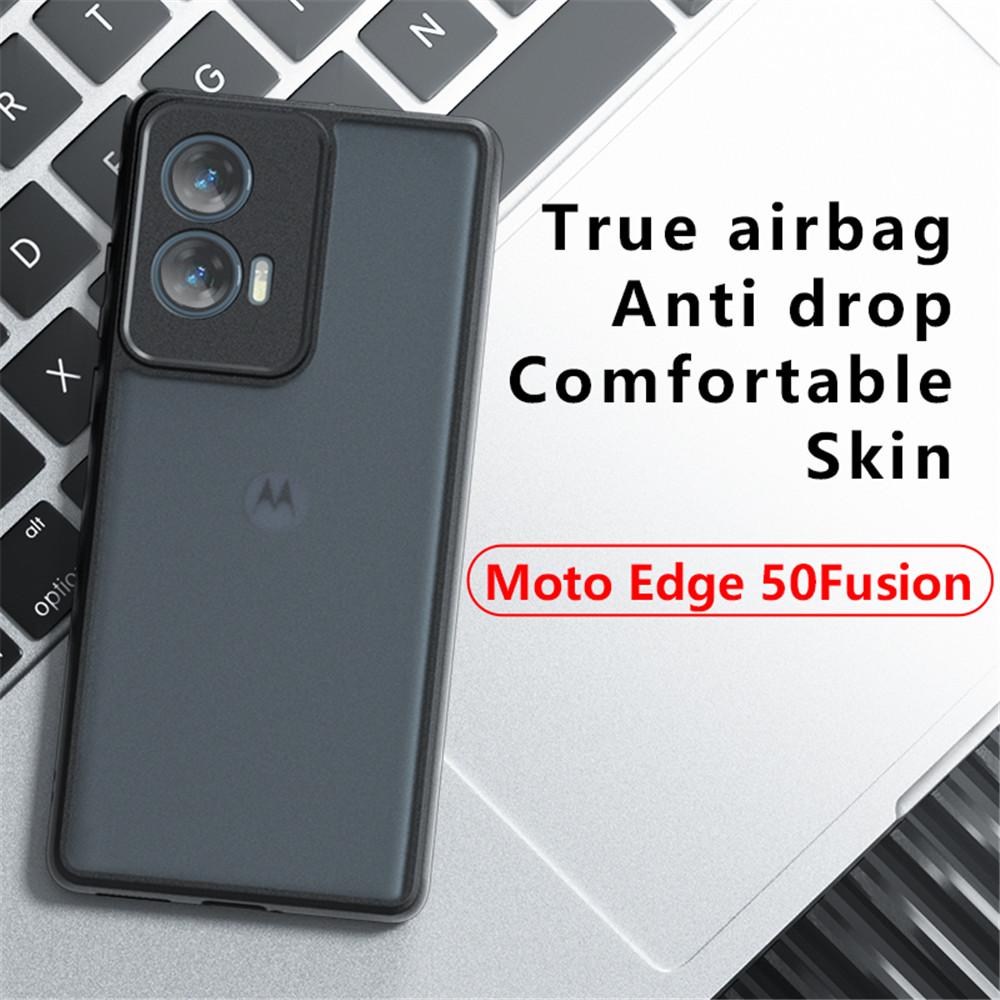For Motorola Edge 50 Fusion Acrylic Armor Matte Phone Case For Motorola Edge 50 NEO Pro Ultra G35 G55 G85 Clear Shockproof Cover