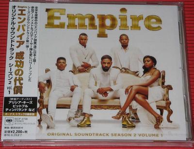 CD EMPIRE CAST - Original Soundtrack Season 2 Volume SICP4758 Sony Records In 2016 Japan ObiRap & Hip-Hop/R&B Used