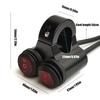 DC12V Handlebar Mount Switch Button Waterproof Headlight On/Off Switch  Fog Light