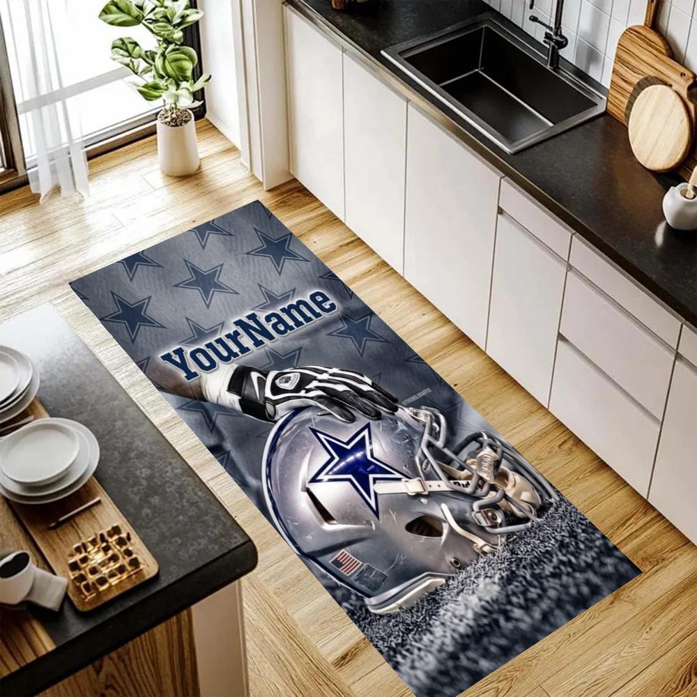 Dallas Customize Your Name Kitchen Rug Runner Rug Laundry Mat Hallway Entryway The Best Gift Choice