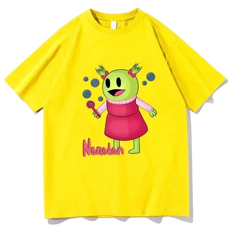 

Летние футболки из 100% хлопка мужские/женские повседневные футболки Nanalan футболки с графическим принтом модные футболки с короткими рукавами футболки с круглым вырезом 4XL