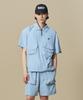 Bbc Earth [Jasper] Pocket Snap Short Sleeve Anorak_Blue