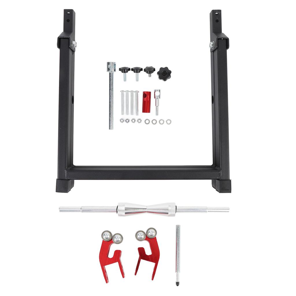 Motorcycle Wheel Balancer Truing Stand Foldable Portable Adjustable Centering Cones Rim Tire Balancer for Sport Dirt