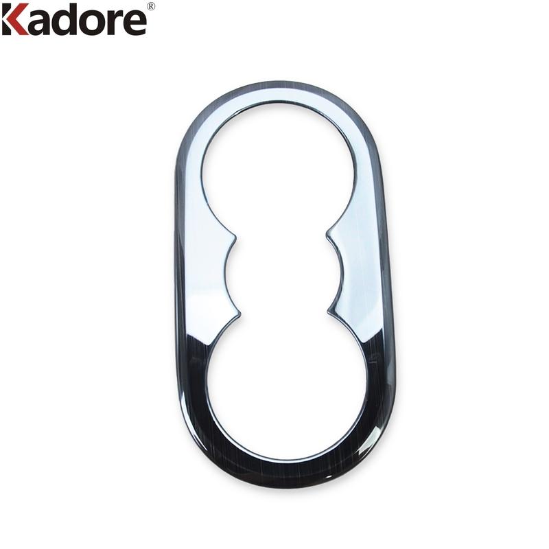 For Volkswagen VW Golf 8 MK8 Pro R    Stainless Car Rear Seat Water Cup Holder Frame Cover Trim Interior Accessories