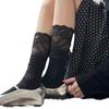 2021 Lace Calf Socks Ballet Style Stacking Socks Medium Tall Women'S Cotton Socks Pure Desire Wind