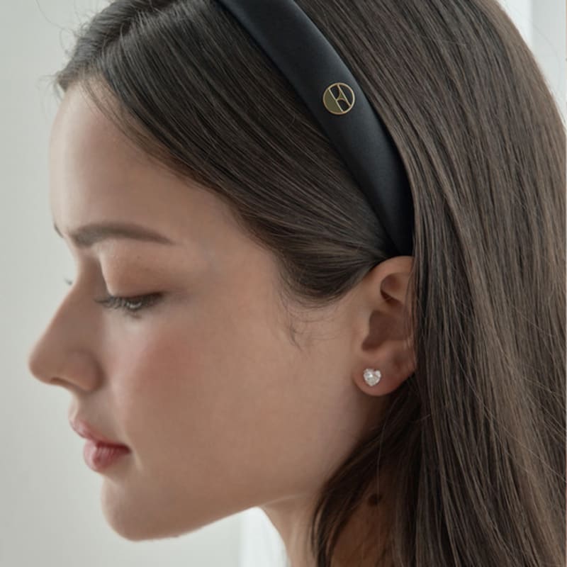 ELLEHAIR Slim Gold Logo Hairband ELHB002