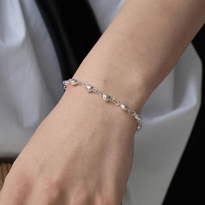 B.004/HEART CHAIN BRACELET