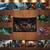 23ft 35ft Bandiera di World of Warcrafts Wow Poliestere Stampata Digitalmente Arazzo Gioco Tenda Per Decorazione Dota1s