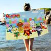 Classic Japanese Anime A-AnpanmanS Microfiber Printed Beach Towel Mountain Yoga Beach Swimming Running Absorbent Soft Towel