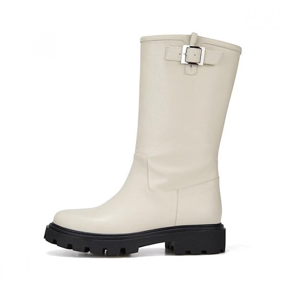 Barbara Leather Chunky 4cm Half Boots Bbg852iv