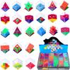 3D Puzzle Gehirntraining Pädagogisch Kompakt und Geeignet für Kinder und Stress Weihnachten 24-teiliges Set Spielzeug, Zeitmessendes Spielzeug, Spielzeug, Tragbar,