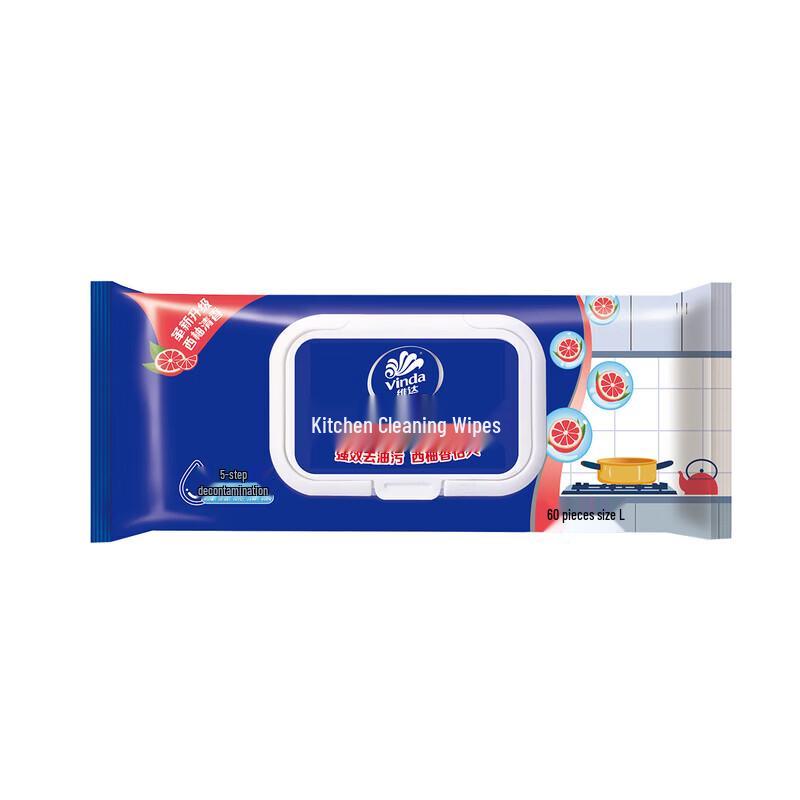 Vinda Heavy-Duty Kitchen Wet Wipes