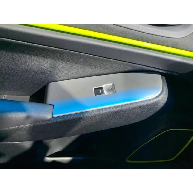 For Honda Vezel HR-V HRV    Inner Window Lift Switch Button Frame Covers Trims Pedal Sticker Car Styling Accessories