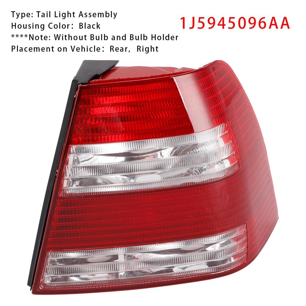 Left / Right Tail Light Lamp 1J5945095AA 1J5945096AA For VW BORA JATTA MK4 SEDAN 1997-2005