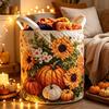 Halloween Quilted Cotton Laundry Basket Storage Organizer Home