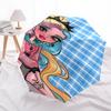 Monster High Inspired Automatic Opening Folding Umbrella with 8-Bone Frame - Perfect for Fans, Travelers, and Daily Use0104445a