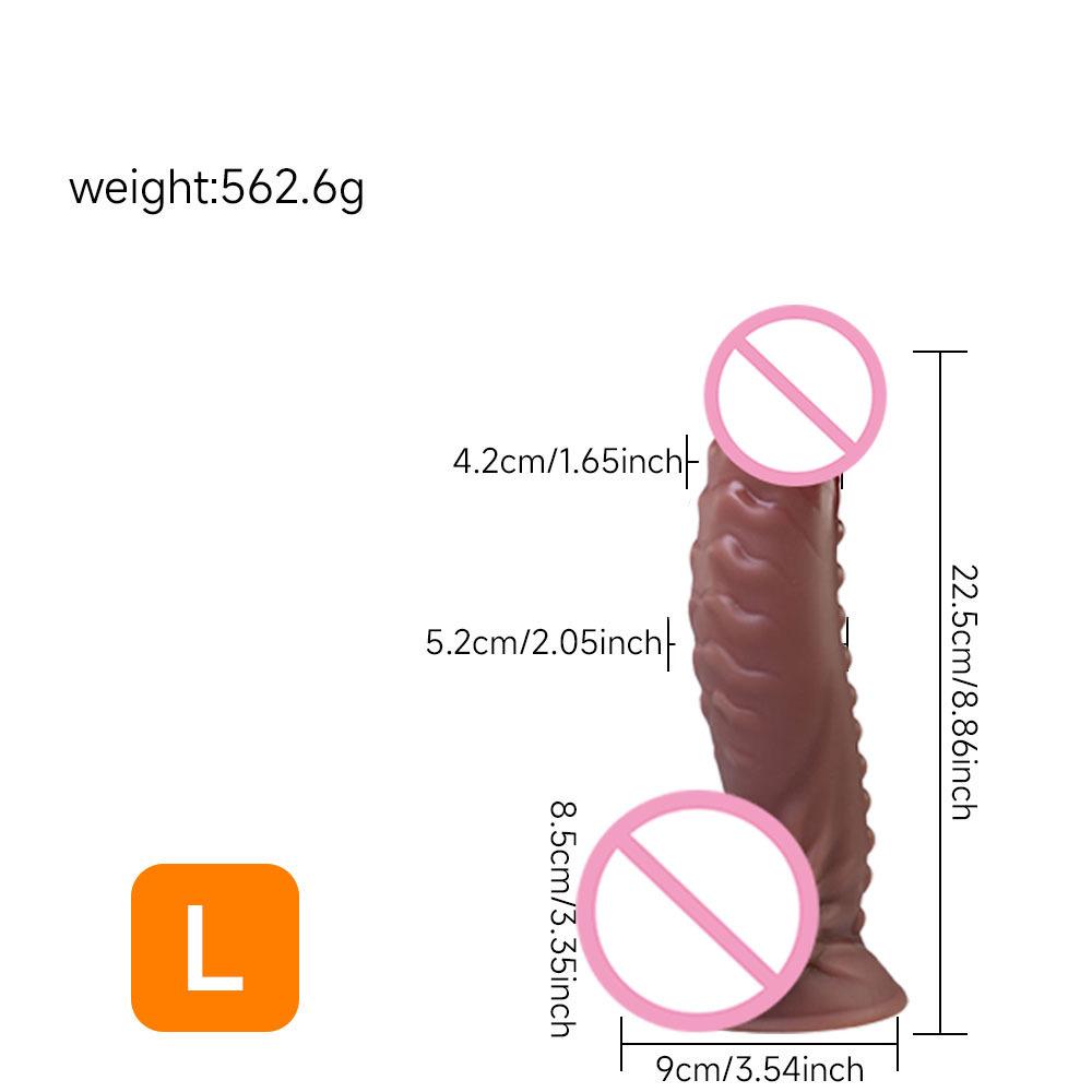 Liquid Silicon With Egg Suction Cup Red Headed Octopus Manual Dildo