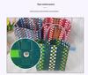 Children's Rainbow Plaid Woven Handbag - DIY Summer Bag for Vegetables & Fruits
