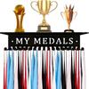 Metal Medal Display Wall-Mounted Trophy Storage Holder Medal Hanger Perfect For Sports Achievements Honorary Medals And Gifts