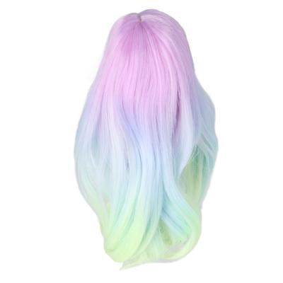 Ball Joint Doll Wig Gradient Color High Simulation Soft Supple 1:3 Doll Wig for 21‑24cm Head