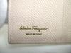 Authentic Salvatore Ferragamo Gancini Flower Motif Leather Bifold Wallet #b132  Open box