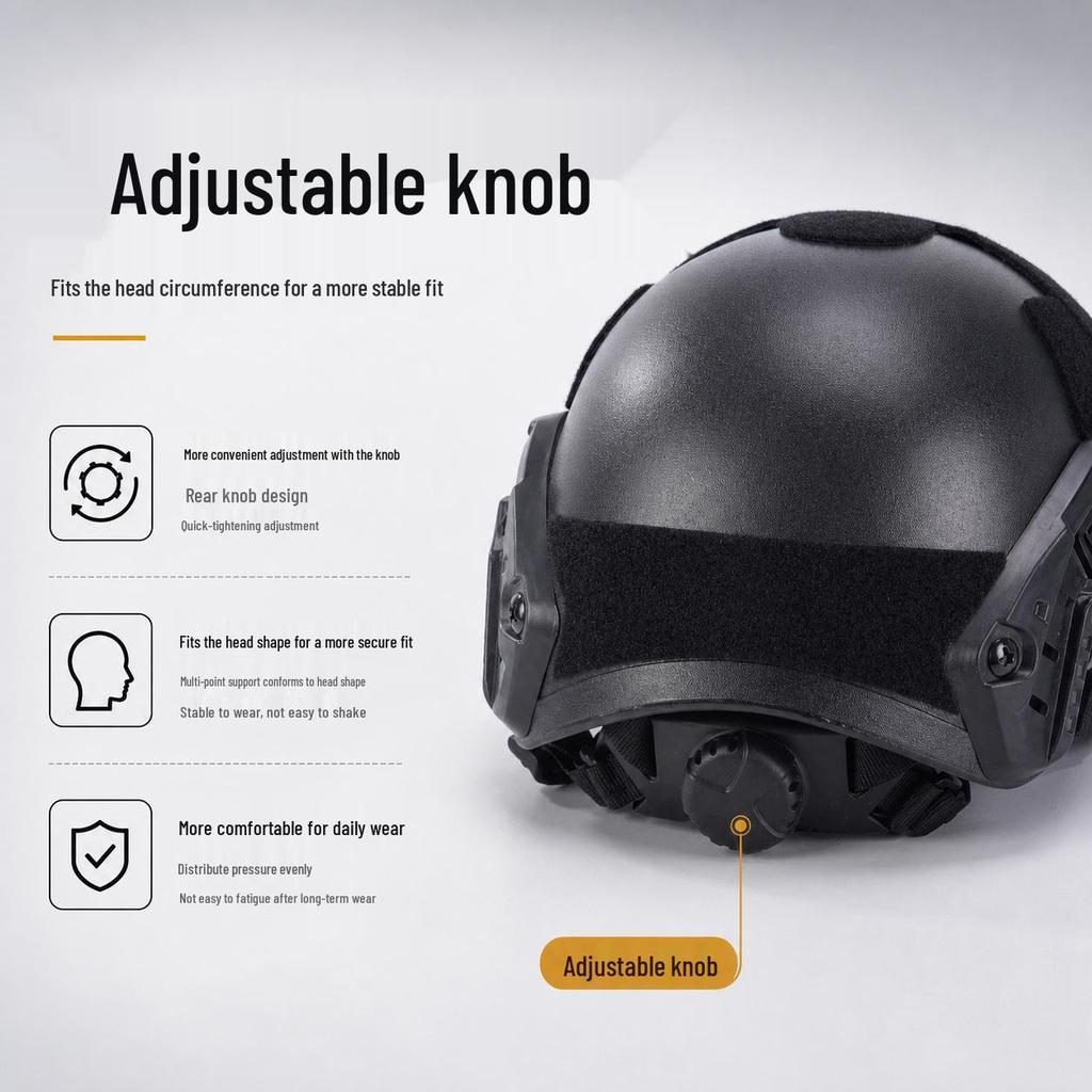 Luxury Edition Adjustable Tactical Helmet for Outdoor CS and Cycling