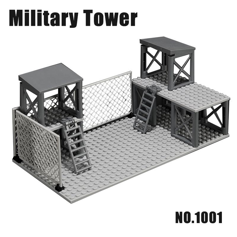 Bai Fen Bai Dolls And Toys Boys Military Model Prison Cage Police Arms Warehouse Diy Scene Accessories Building Block Toy For Ww2 Moc Parts Gift