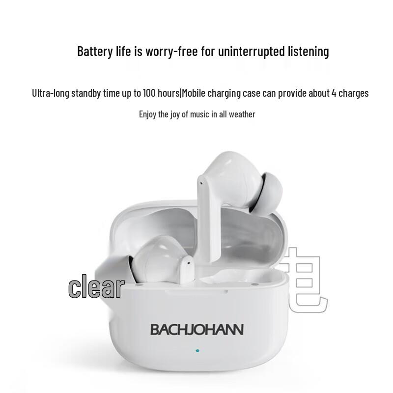 Bach Johann T6 Smart Noise-Cancelling True Wireless Earbuds