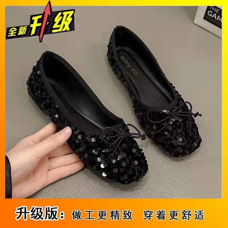 2025 spring and summer Internet celebrities explode high-value flat shoes women are not tired of versatile and comfortable fairy style shoes