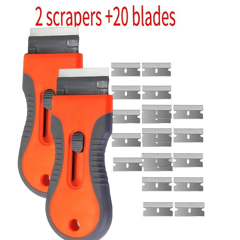 Retractable Plastic Spatula for Decontamination and Degumming; Ideal for Kitchen, Car, and Mobile Phone Repair.