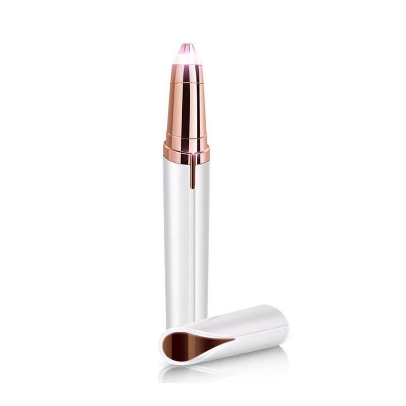 Automatic Electric Eyebrow Trimmer for Women - Beauty Shaver and Hair Removal Tool with Vibrating Pen Design