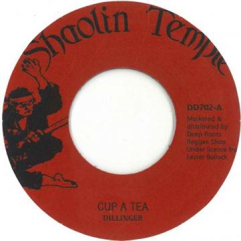 

7inch Record DILLINGER - Cup A Tea DD702 Shaolin Temple 2021 France Reggae, Ska & Dub