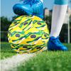Brazil National Football Team Theme Soccer Ball Size 5 Soccer Ball Soft Touch Professional Training Football for Outdoor Sports