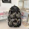Colorful Embroidery Student Schoolbag Women's Large Capacity Backpack Campus Girls Backpack