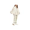 Anta Life Series FW22 Logo Patch Zipper Cardigan Thick Vest Women vests White 962238901-2