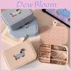 Insulated Leather Jewelry Box With Multiple Compartments For Gift Giving And Travel