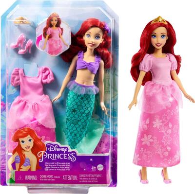 Mattel Principessa Ariel e Principessa 3 e HMG49 Disney/Disney (Set Travestimento da Sirena) [Bambola da vestire] [Età superiore] [Regalo]