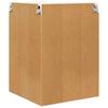 Wall Mounted Corner Cabinet with Storage White 57 x 57 x 80 cm Particleboard