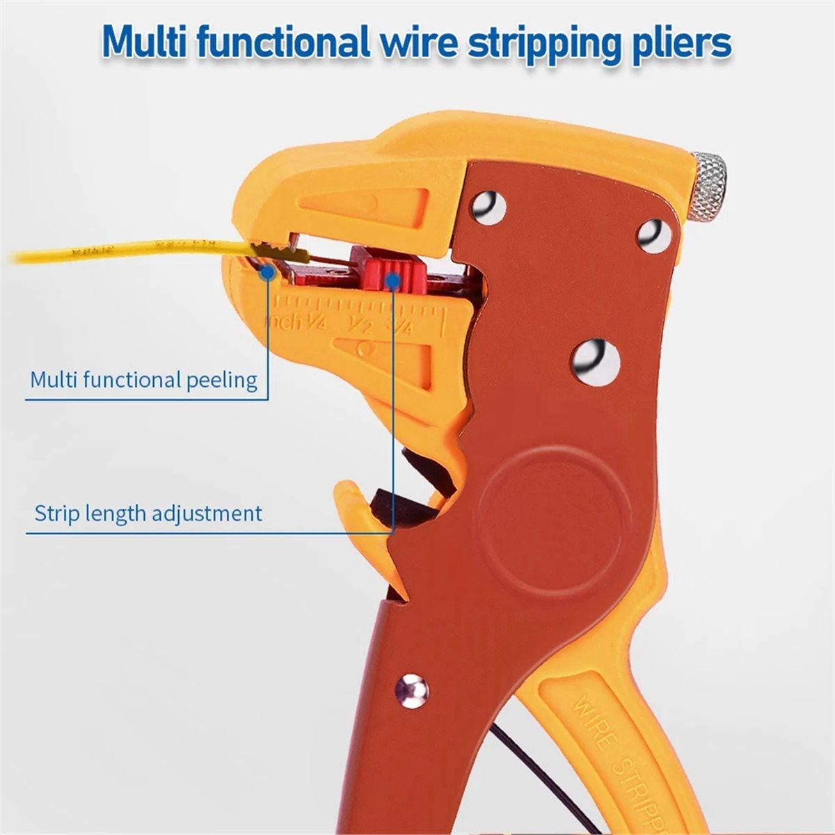 

Spring Cable Crimper Convenient Cutters Practical Tool Carbon Steel Portable Multifunctional Wire Strippers China Mainland