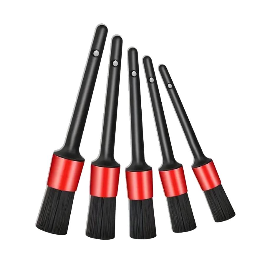 

5 шт. Набор щеток для чистки автомобиля, автомобильные щетки для чистки салона автомобиля, набор щеток для чистки колесных дисков, пластиковая щетка