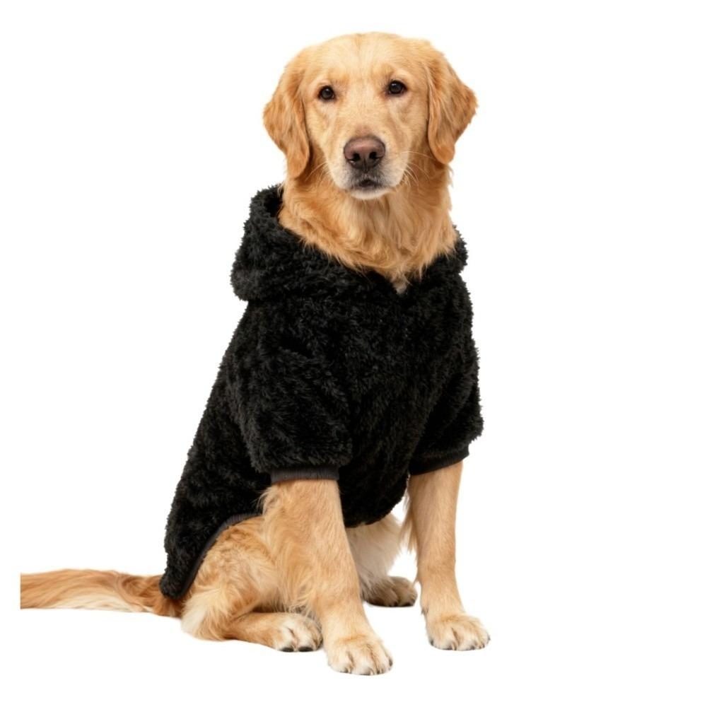 Fleece Material Dog Clothes Soft Pet Clothing Cozy Dog Hoodie  Winter Season for Medium Large Dogs