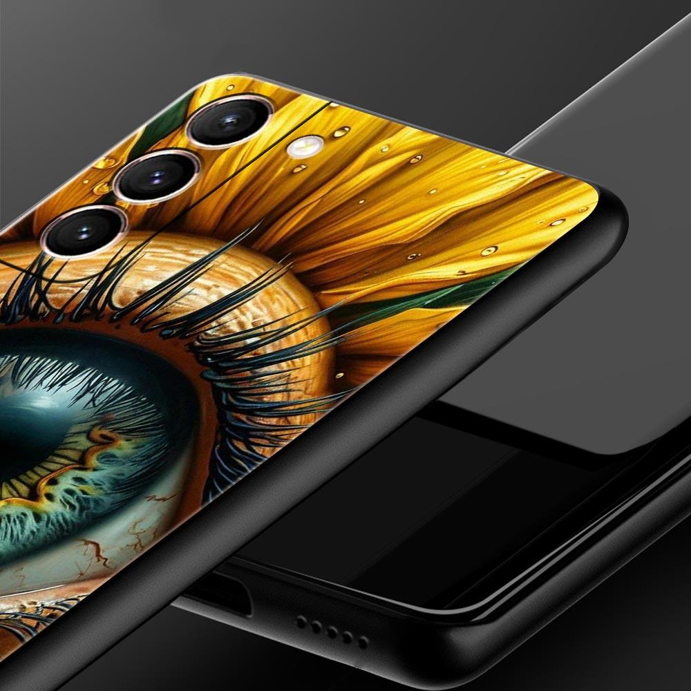Fashion Eyelashes Eyes Phone Case for Samsung Galaxy S26 S25 S24 S23 S22 S20 S21 FE Ultra S25 Edge Plus 5G Soft TPU Cover Capas